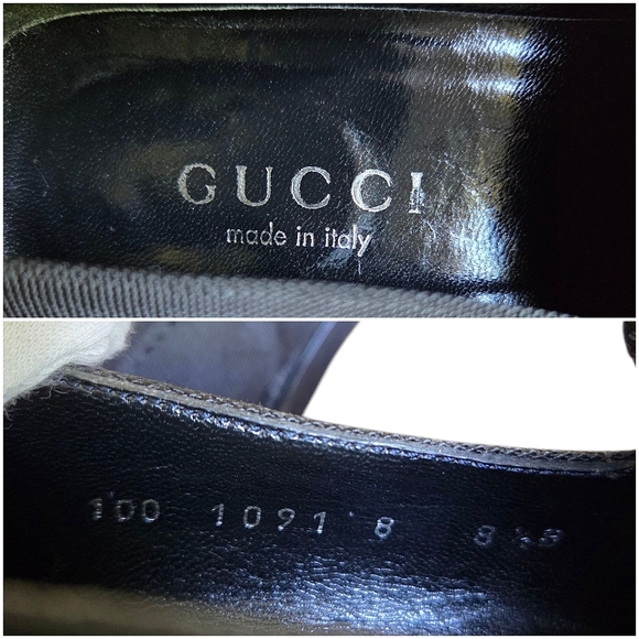 Vintage Gucci Black Horsebit Loafers 8.5 (8) - Picture 12 of 14